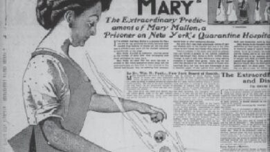 Typhoid Mary' aka Mary Mallon (1869-1938): the super-spreader before the term even existed 16 Typhoid Mary' aka Mary Mallon was born on Cookstown, County Tyrone and went on to be a cook in New York who was once considered the "most dangerous" woman in the United States.